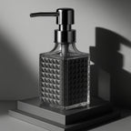 Porta Sabonete Líquido Vidro Transparente 370ml – Wolff Spike Luxo