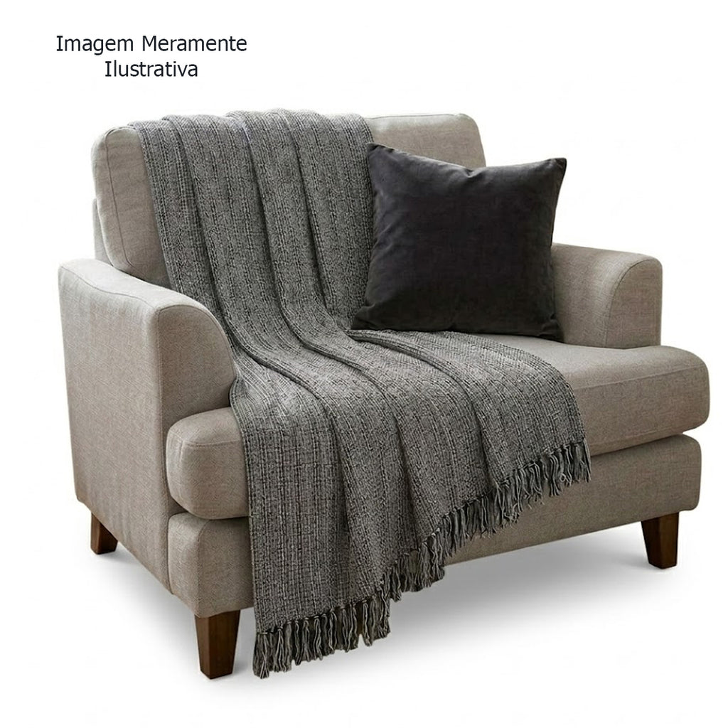 Manta para sofa capa para sofa Vermelho 210x110m
