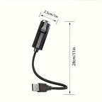 Projetor Portátil USB de Vida Marinha para Luz Noturna - Lâmpada Ambiente LED com Slides de Imagens Oceânicas Intercambiáveis (Baleia, Água-viva, Golfinho, Tartaruga) - Luz Noturna LED Romântica para Quarto, Sala de Estar, Teto do Carro - Decoração Criativa & Presente