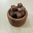 1 Conjunto Difusor de Madeira - Dispensador de Aroma de Vareta de Madeira Redonda para Casa, Escritório, Estudo - Cilindro de Cheiro de Libertação Lenta, Sem Fogo, Sem Necessidade de Bateria - Suporte Decorativo para Óleos Essenciais, Adições