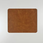 Tapete de Rato com Textura de Pele PU de 20,9X25,3Cm, Antiderrapante e Durável, Fácil de Limpar, Tapete de Secretária para Computador de Jogo de Escritório, Tapete de Secretária Anti-Riscos, É o Melhor Presente para a Volta às Aulas, Natal e Halloween