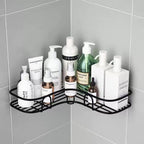 KIT 2 Prateleiras Suporte Com Alto Adesivos Para Parede Banheiro Cozinha Lavanderia Shampoo E Sabonete