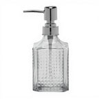 Porta Sabonete Líquido Vidro Transparente 370ml – Wolff Spike Luxo