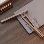 2 Peças Suporte Ergonômico para Laptop em Bambu - Altura Ajustável, Mesa Portátil com Base Larga para Estabilidade, Compatível com Livros/Tablets/Laptops, Elevador de Mesa em Madeira de Bambu para Escritório, Cabeceira e Viagem, Construção Durável em Formato de A