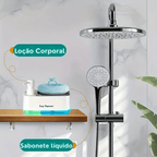Dispensador de Sabão Elegante com Suporte de Esponja
