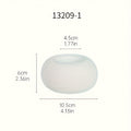 1 unidade de Porta-Velas Redondo de Cerâmica Branca Minimalista Moderno Estilo Nórdico, Adequado para Velas, Decoração de Mesa de Jantar Estilo Ins para Decoração de Casa para a Páscoa, Natal, Ação de Graças Decorações Suaves