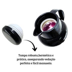 Mini Garrafa Térmica 300ml Durável Chá Café Água Leite