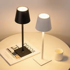 1 unidade Lâmpada de Mesa LED Recarregável Moderna Vintage 3V, Toque Regulável, Lâmpada de Jardim, Luz Noturna de Cabeceira, Luz de Ambiente para Restaurante