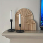 2 peças/conjunto Prateleira de Parede Decorativa, Arco de Arco-Íris de Madeira Estética Boho, Decoração para Casa, Decoração de Prateleira, Mesa, Cômoda, Lareira, para Sala de Estar, Quarto, Cozinha, Cafeteria, Presente para Casa Nova, Ação de Graças, Natal, Não para Contato com Alimentos