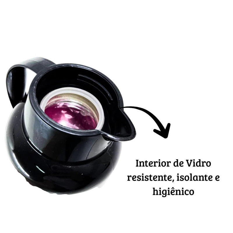 Mini Garrafa Térmica 300ml Durável Chá Café Água Leite