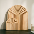 2 peças/conjunto Prateleira de Parede Decorativa, Arco de Arco-Íris de Madeira Estética Boho, Decoração para Casa, Decoração de Prateleira, Mesa, Cômoda, Lareira, para Sala de Estar, Quarto, Cozinha, Cafeteria, Presente para Casa Nova, Ação de Graças, Natal, Não para Contato com Alimentos