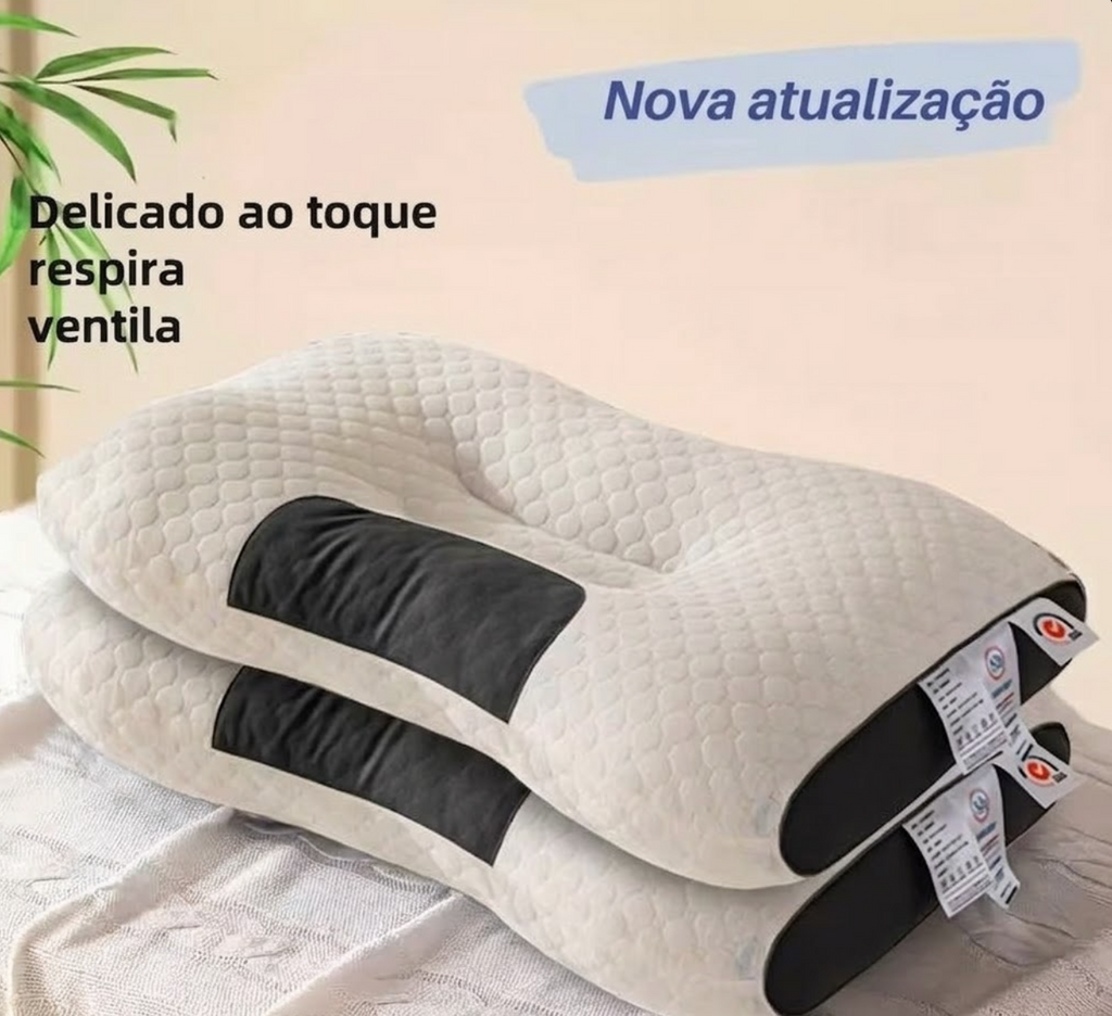 Travesseiro Ergonômico de Suporte Cervical