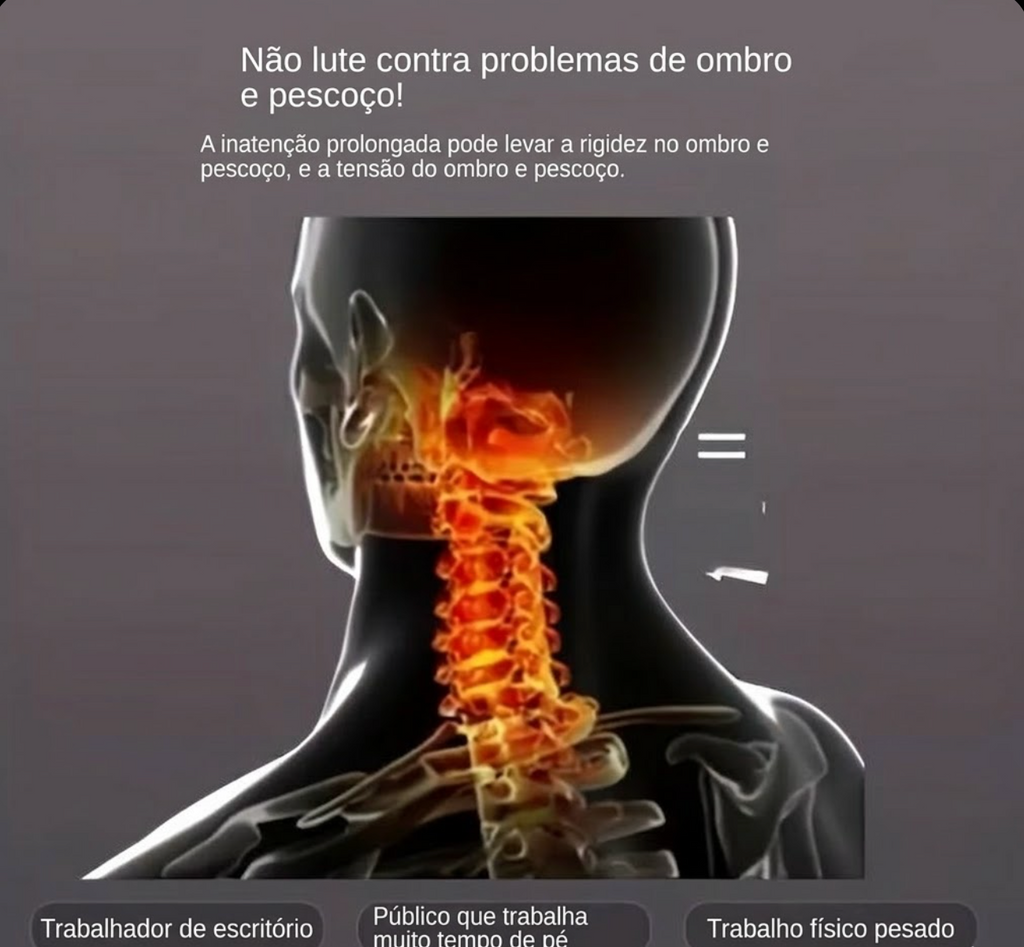 Travesseiro Ergonômico de Suporte Cervical