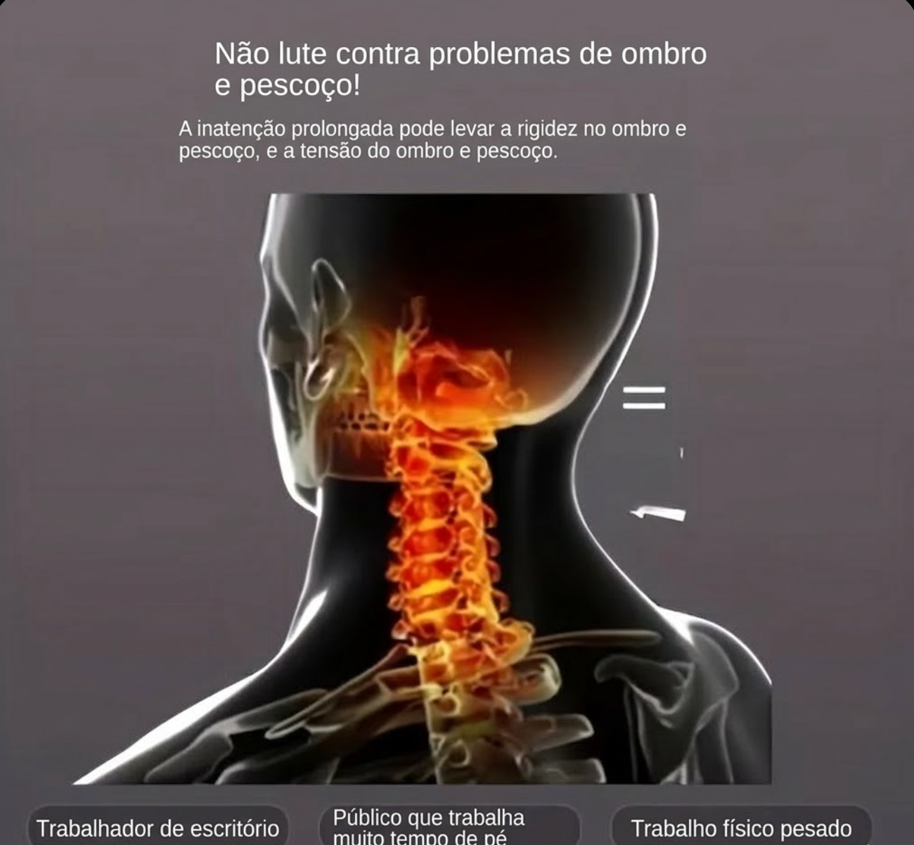 Travesseiro Ergonômico de Suporte Cervical