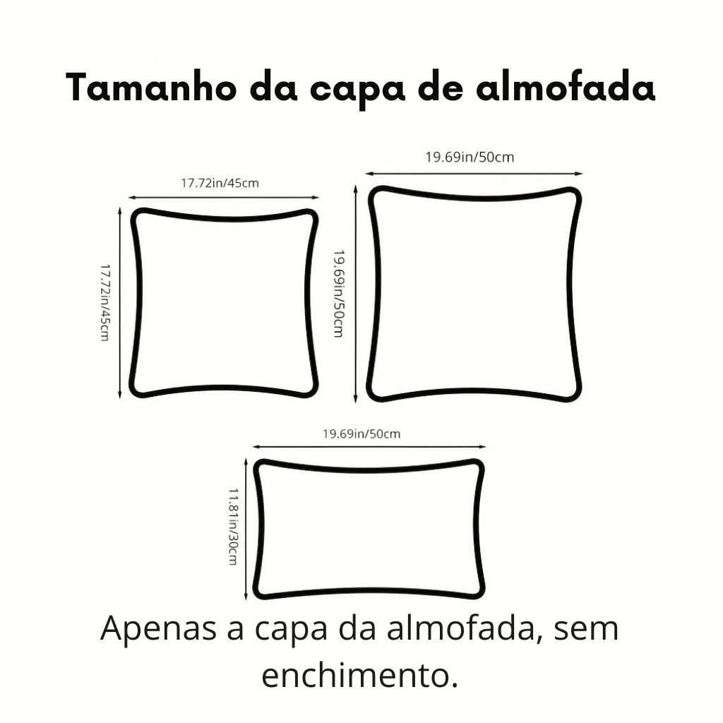 Fronha Jacquard com Franjas e Tufos