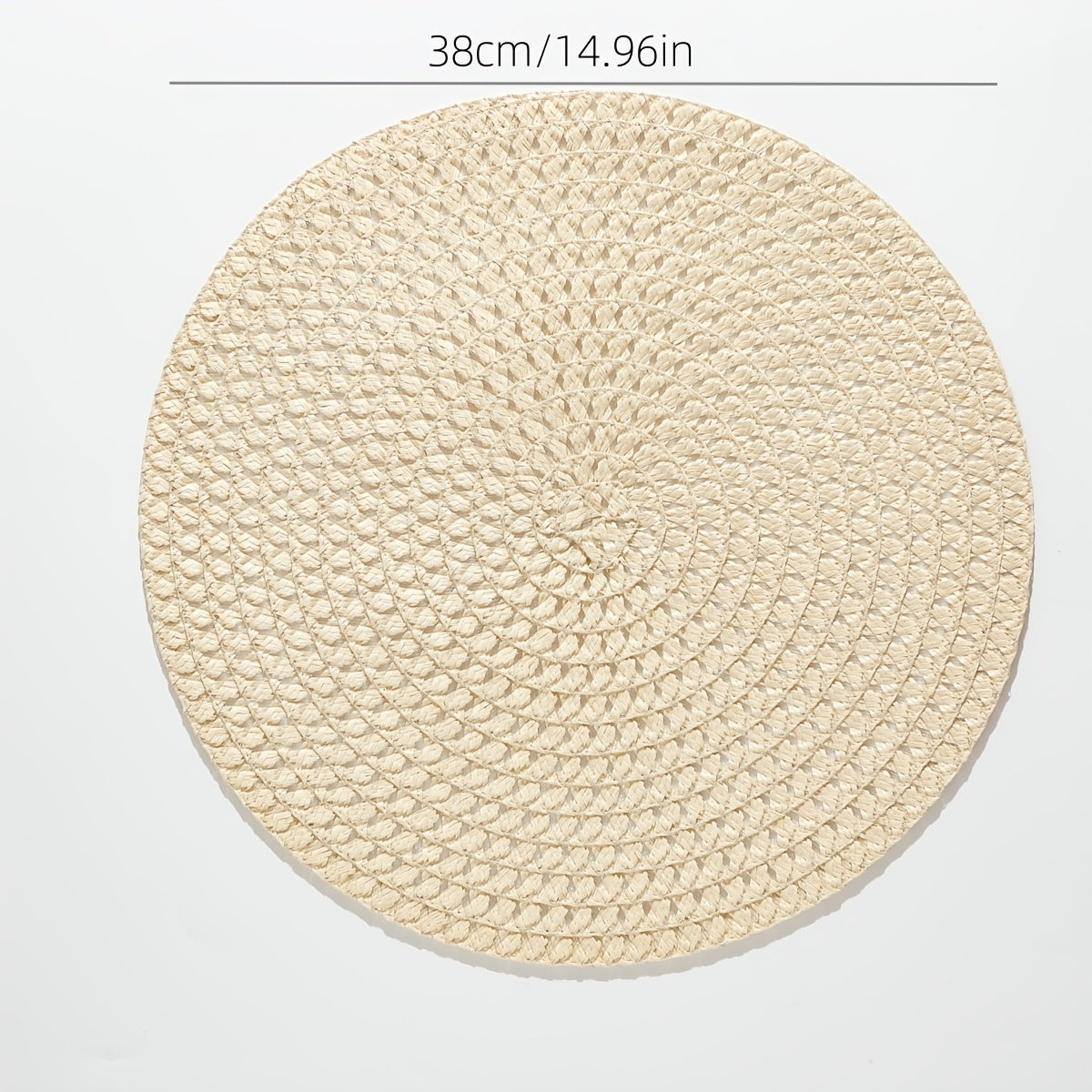 2/4/6 unidades de individual de linho para a primavera e o verão, individual de mesa resistente ao calor e lavável, bases para utensílios, bases para pratos, individual de mesa para decoração de casa