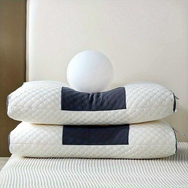 Protetor de pescoço travesseiro - Suporte de Pescoço com Design Ergonómico para Sono Profundo - Adequadas para Quem Dorme de Lado e de Costas - Desfrute de um Massagem Relaxante em Casa - Núcleo de Almofada Durável e Lavável na Máquina