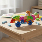 Quebra-cabeça Madeira Infantil Educativo Montessori Animais C/ 26 Peças Numeradas Brinquedo Didático