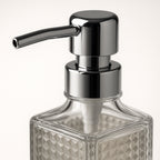 Porta Sabonete Líquido Vidro Transparente 370ml – Wolff Spike Luxo