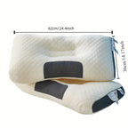 Protetor de pescoço travesseiro - Suporte de Pescoço com Design Ergonómico para Sono Profundo - Adequadas para Quem Dorme de Lado e de Costas - Desfrute de um Massagem Relaxante em Casa - Núcleo de Almofada Durável e Lavável na Máquina