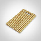 Tabua De Corte De Madeira / Bambu Multiuso Retangular 24x16