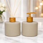 Kit lavabo Picolo Bege Modelo Luxo Com Porta Sabonete e Aromatizador de Ambiente