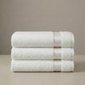 Kit 3 Toalhas de Banho Hotel Branca Grande 125x70 cm 100% Algodão Toque Macia