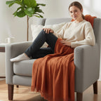 Manta para sofa capa para sofa Vermelho 210x110m